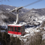 Funivia Cutigliano-Doganaccia. Comune di Abetone Cutigliano, Appennino Tosco Emiliano, Italia